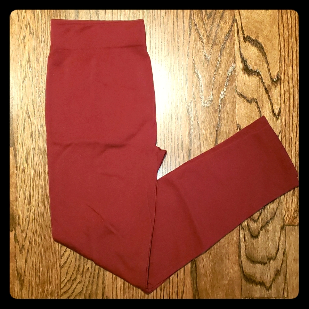 Maroon Leggings